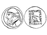 Coin of Arsaces XII 70-60 BC